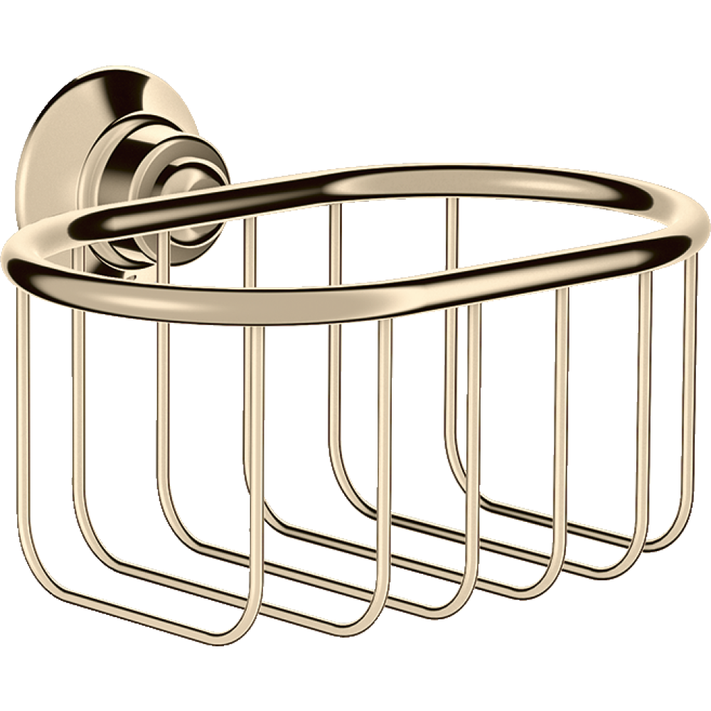 Мыльница навесная Axor Montreux, корзинка, угловая, 160/101, 42065830, полированный никель