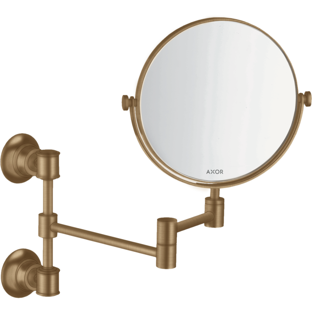 Зеркало косметическое Axor Montreux, 42090140, шлифованная бронза