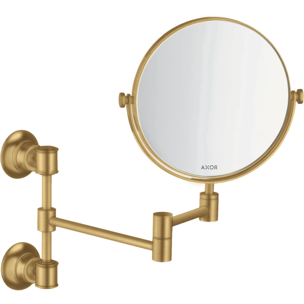 Зеркало косметическое Axor Montreux, 42090250, шлифованное золото