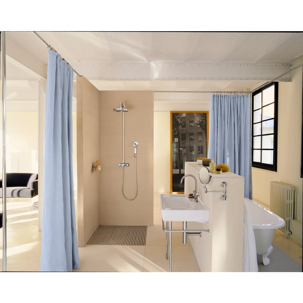 Зеркало косметическое Axor Montreux, 42090250, шлифованное золото