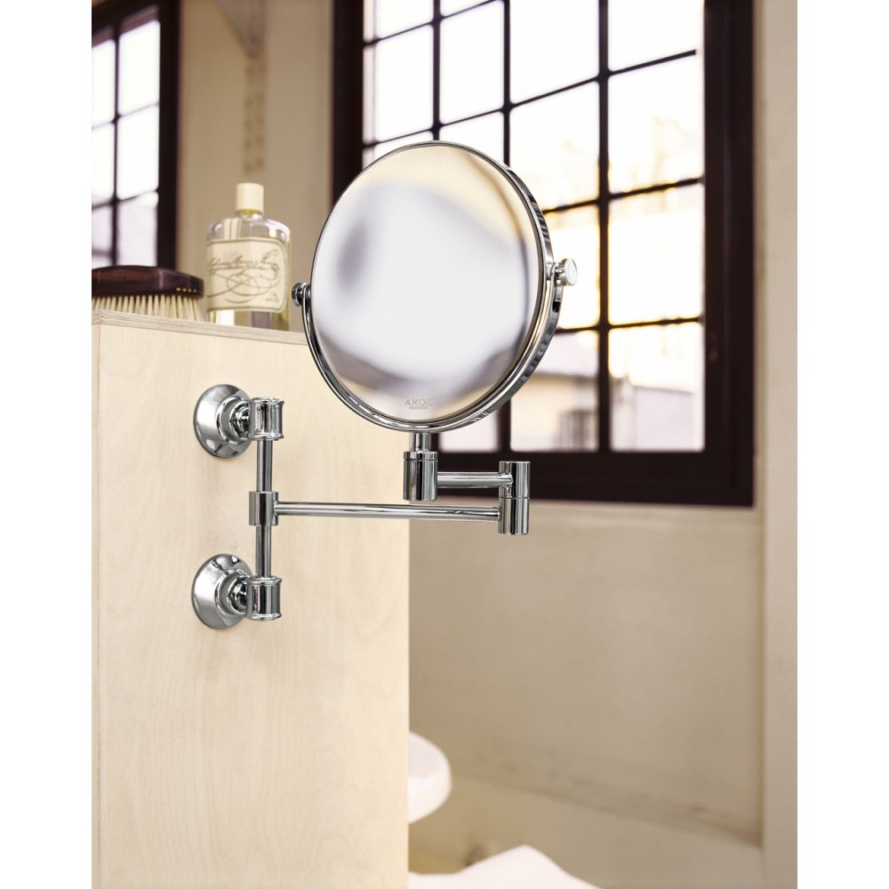 Зеркало косметическое Axor Montreux, 42090830, полированный никель