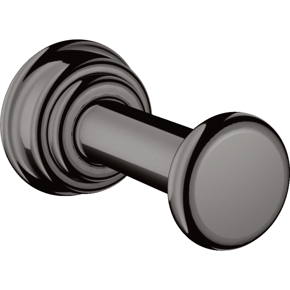 Крючок для полотенца Axor Montreux, одинарный, 42137330, полированный черный хром 