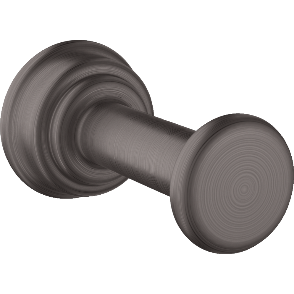 Крючок для полотенца Axor Montreux, одинарный, 42137340, шлифованный черный хром 