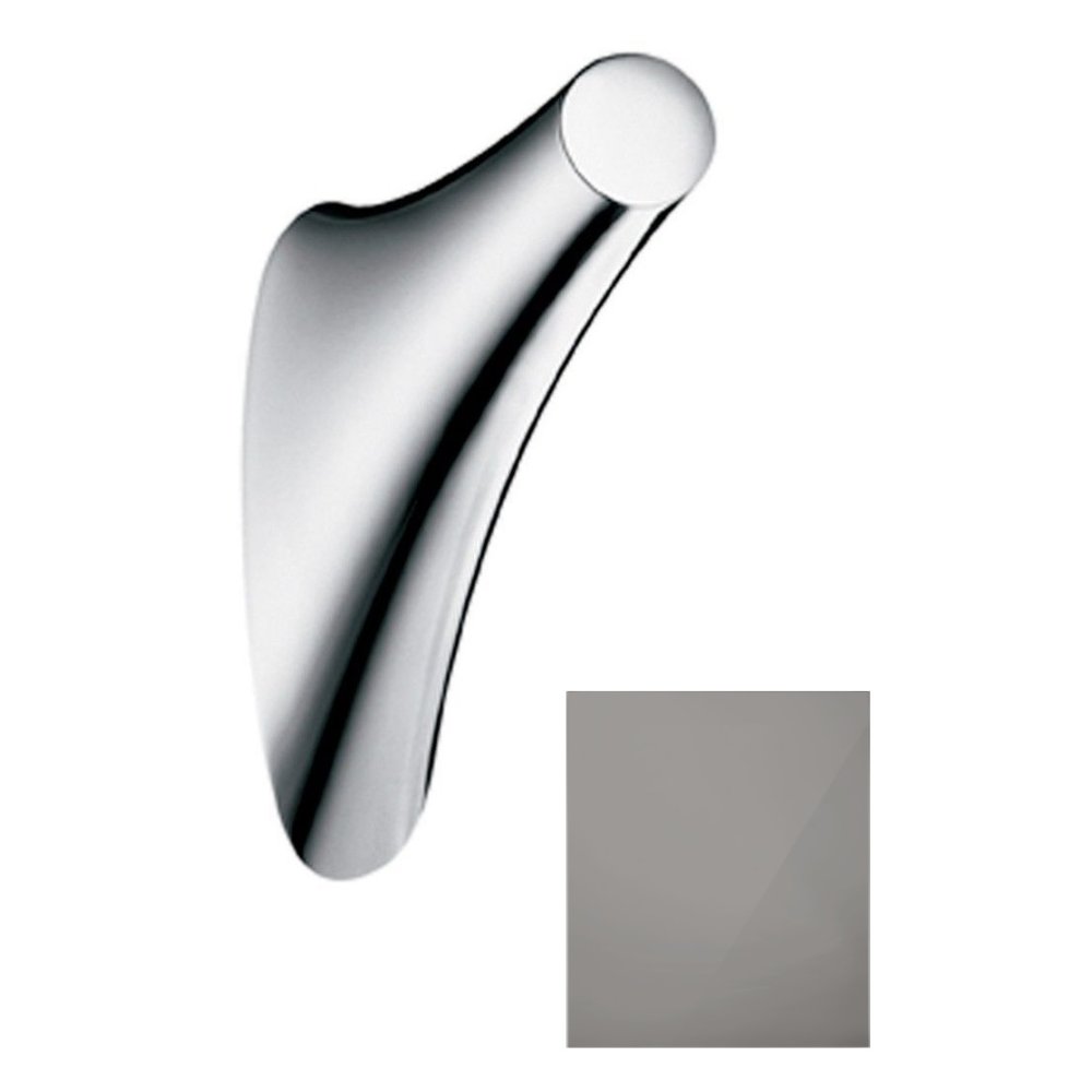 Крючок для полотенца Axor Massaud, одинарный, 42237330, полированный черный хром 