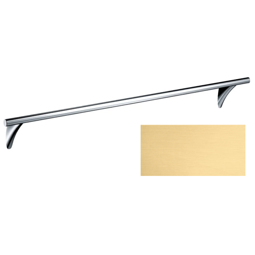 Полотенцедержатель и рейлинг Axor Massaud, 600 мм, 42260250, шлифованное золото