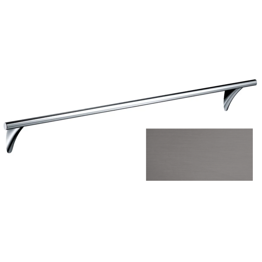 Полотенцедержатель и рейлинг Axor Massaud, 600 мм, 42260340, шлифованный черный хром 