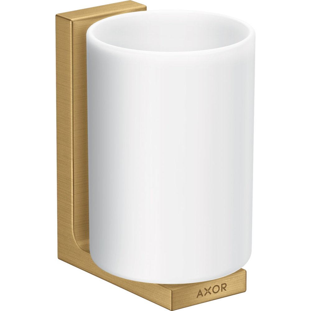 Стакан для зубных щеток Axor Universal Rectangular, 42604250, шлифованное золото