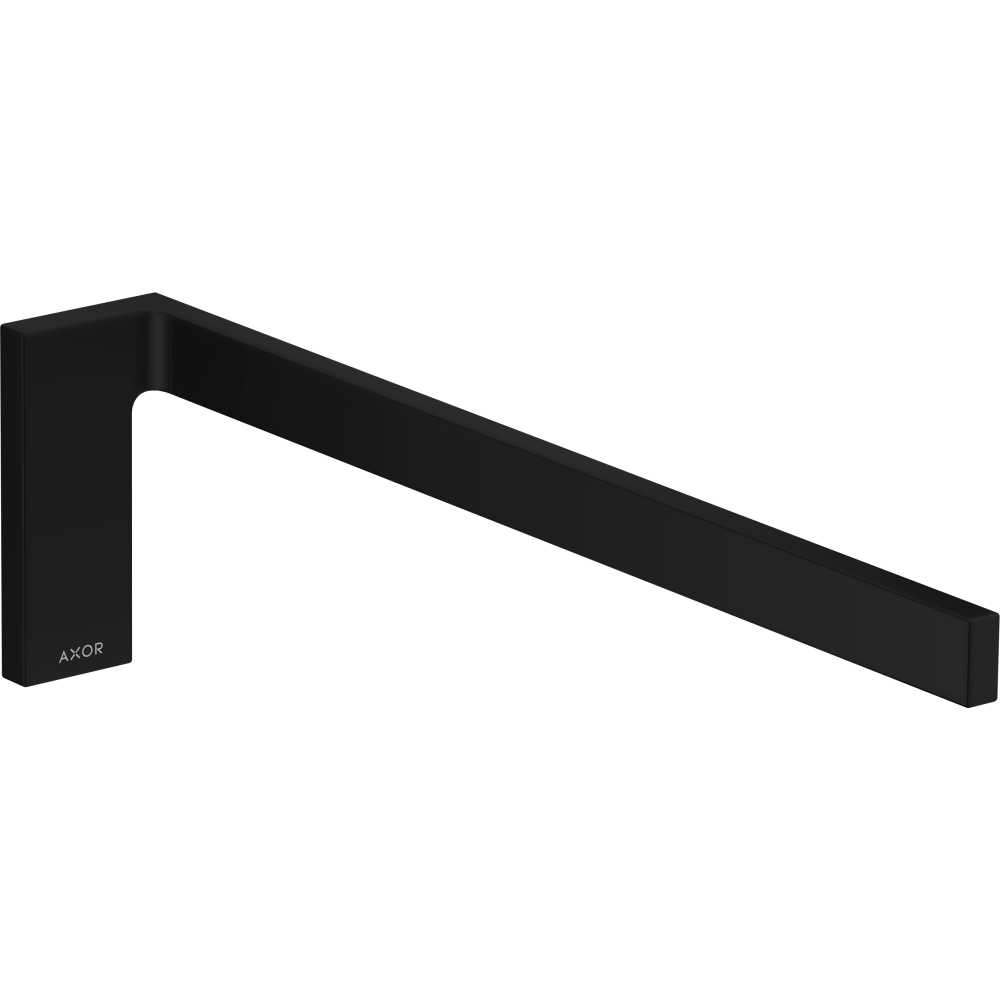 Полотенцедержатель Axor Universal Rectangular, прямоугольный, 380 мм, 42626670, матовый черный