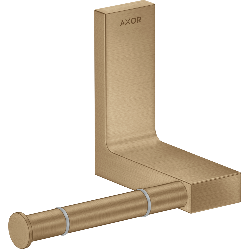 Держатель туалетной бумаги Axor Universal Rectangular, прямоугольный, 42656140, шлифованная бронза