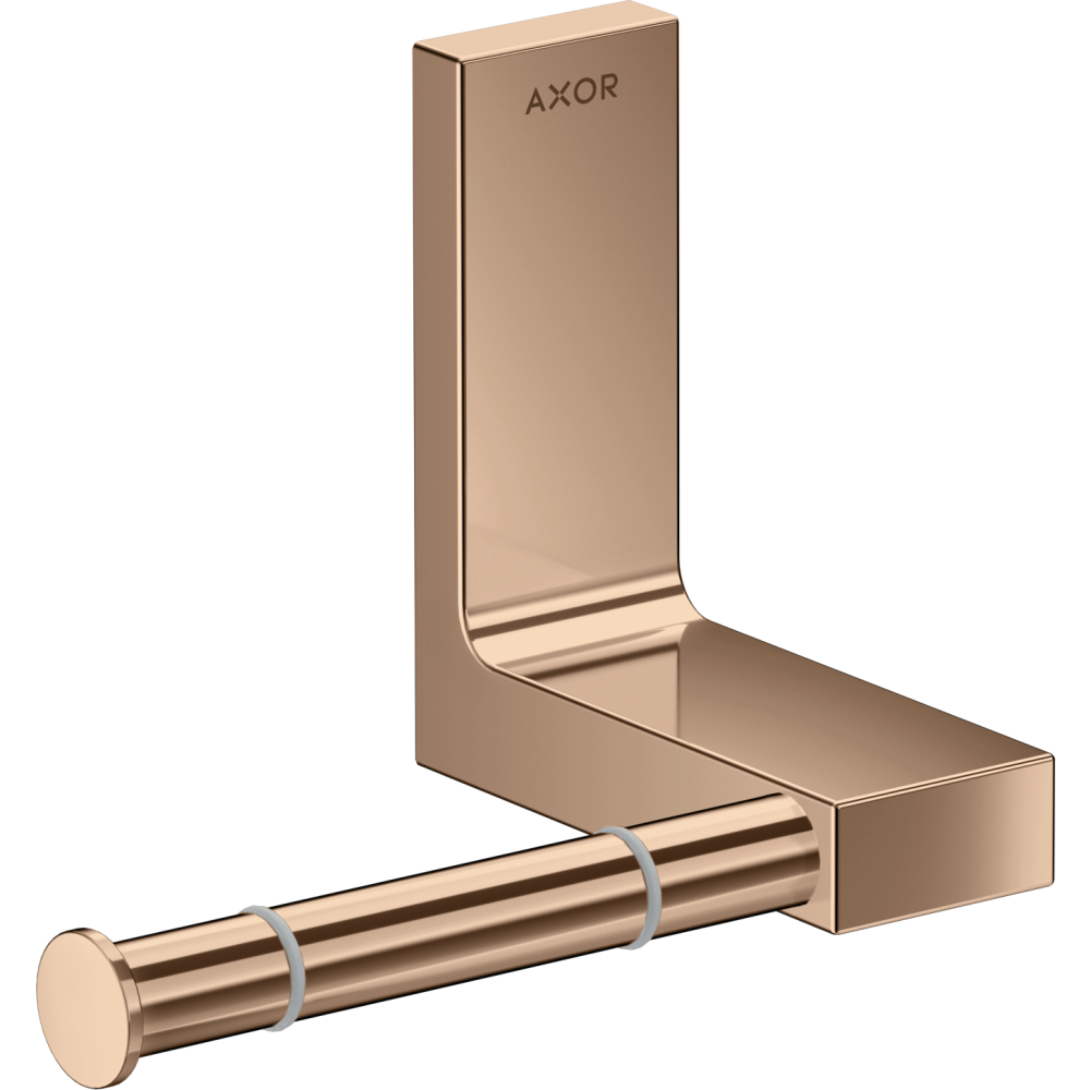 Держатель туалетной бумаги Axor Universal Rectangular, прямоугольный, 42656300, полированное красное золото 