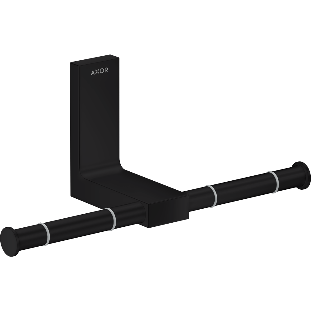 Держатель туалетной бумаги Axor Universal Rectangular, двойной, 42657670, матовый черный