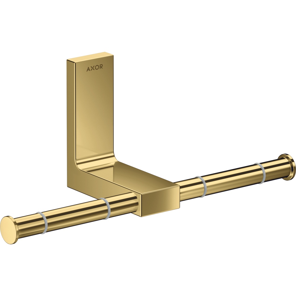 Держатель туалетной бумаги Axor Universal Rectangular, двойной, 42657990, полированное золото