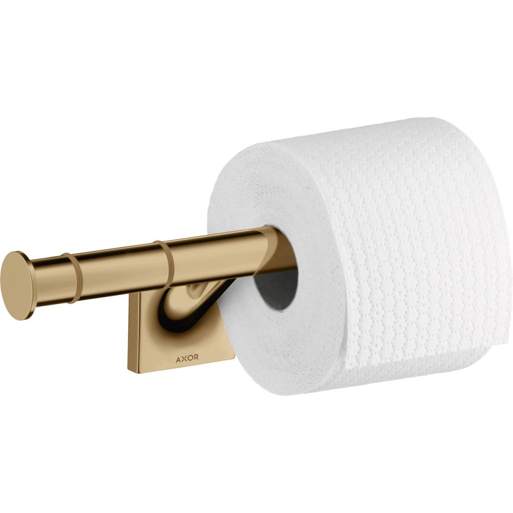 Держатель туалетной бумаги Axor Starck Organic, округлый, на 2 рулона, 42736130, полированная бронза