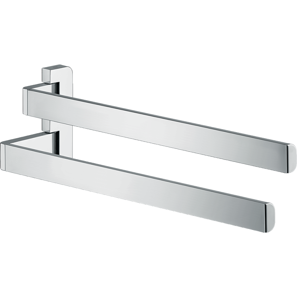 Полотенцедержатель Axor Universal SoftSquare, с двойной ручкой, 42821250, шлифованное золото