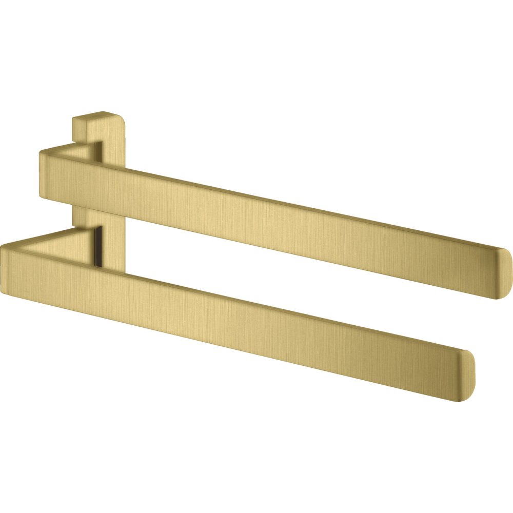 Полотенцедержатель Axor Universal SoftSquare, с двойной ручкой, 42821950, шлифованная медь