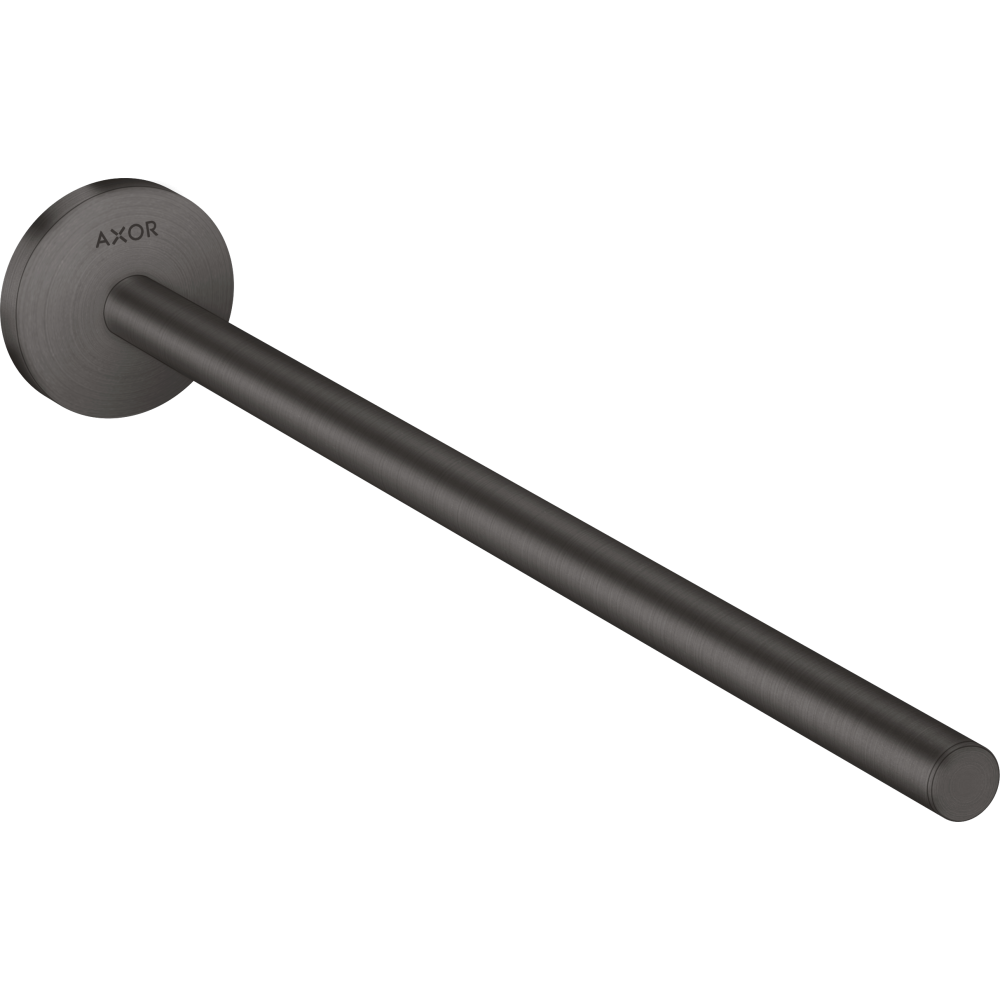 Полотенцедержатель Axor Universal Circular, 354 мм, 42826340, шлифованный черный хром 