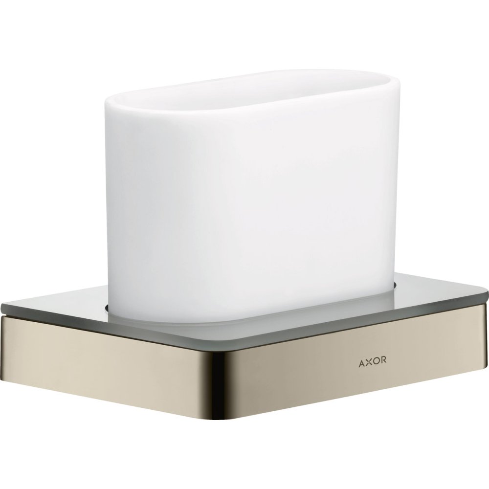 Стакан для зубных щеток Axor Universal SoftSquare, 42834830, полированный никель