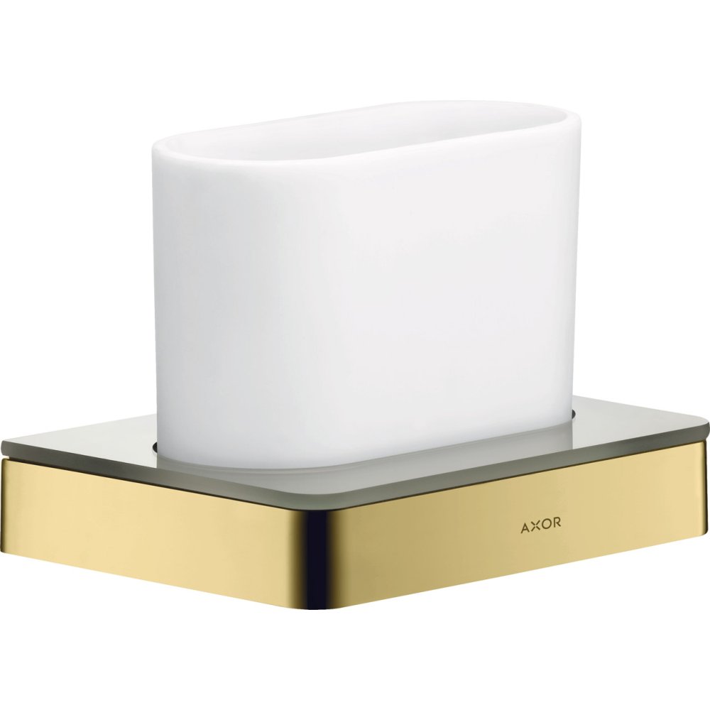 Стакан для зубных щеток Axor Universal SoftSquare, 42834930, полированная медь