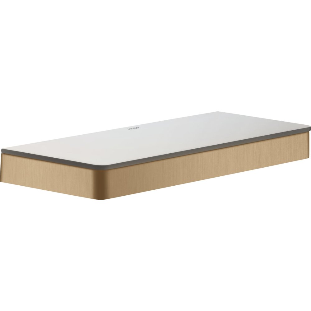 Полка Axor Universal SoftSquare, 300 мм, 42838140, шлифованная бронза