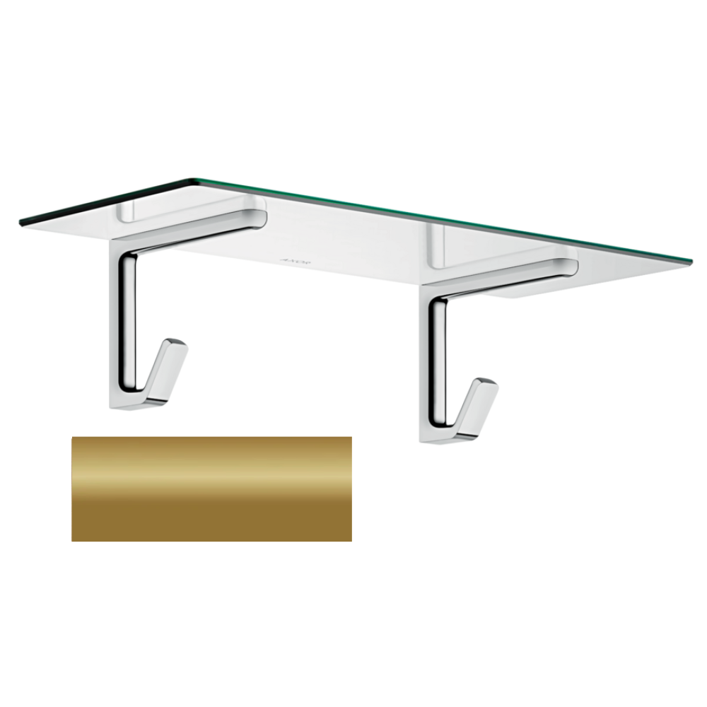 Полка для полотенец Axor Universal SoftSquare, 600 мм, 42842130, полированная бронза