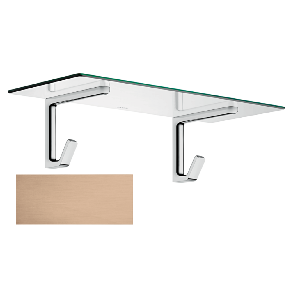 Полка для полотенец Axor Universal SoftSquare, 600 мм, 42842310, шлифованное красное золото