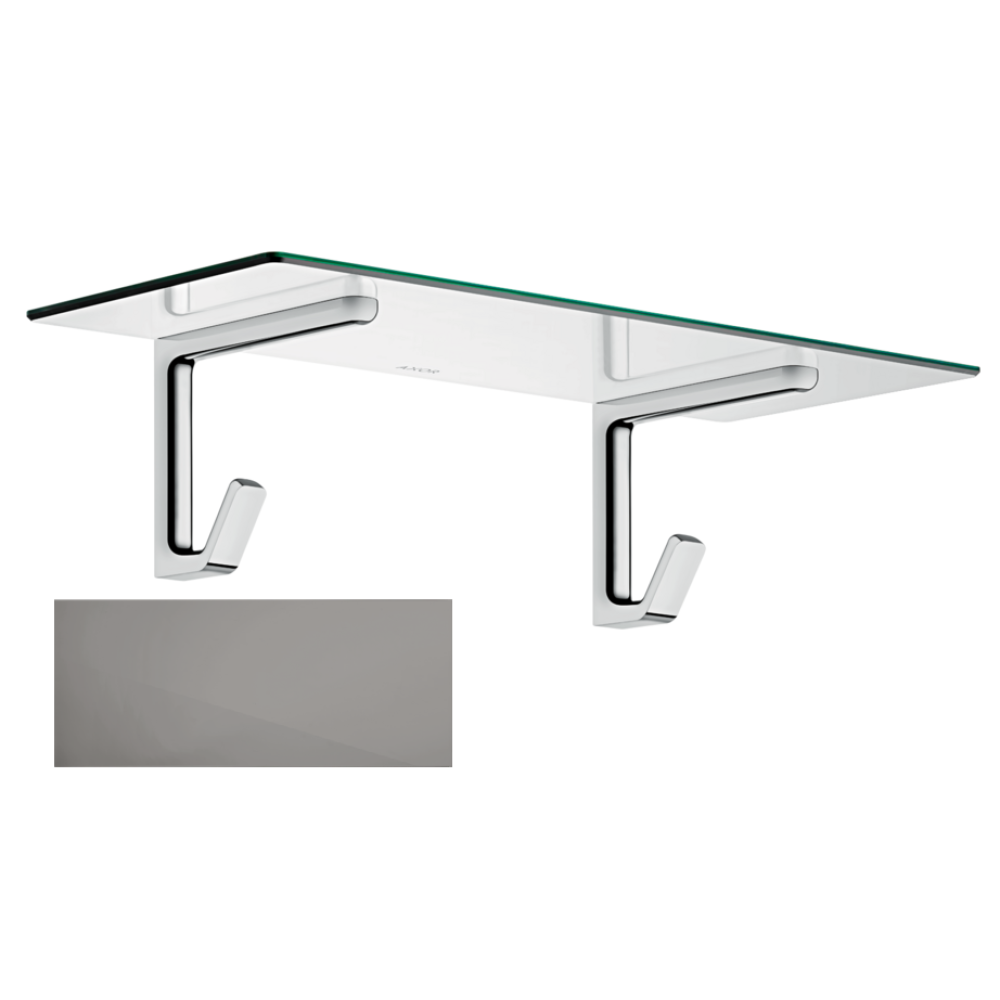 Полка для полотенец Axor Universal SoftSquare, 600 мм, 42842330, полированный черный хром 