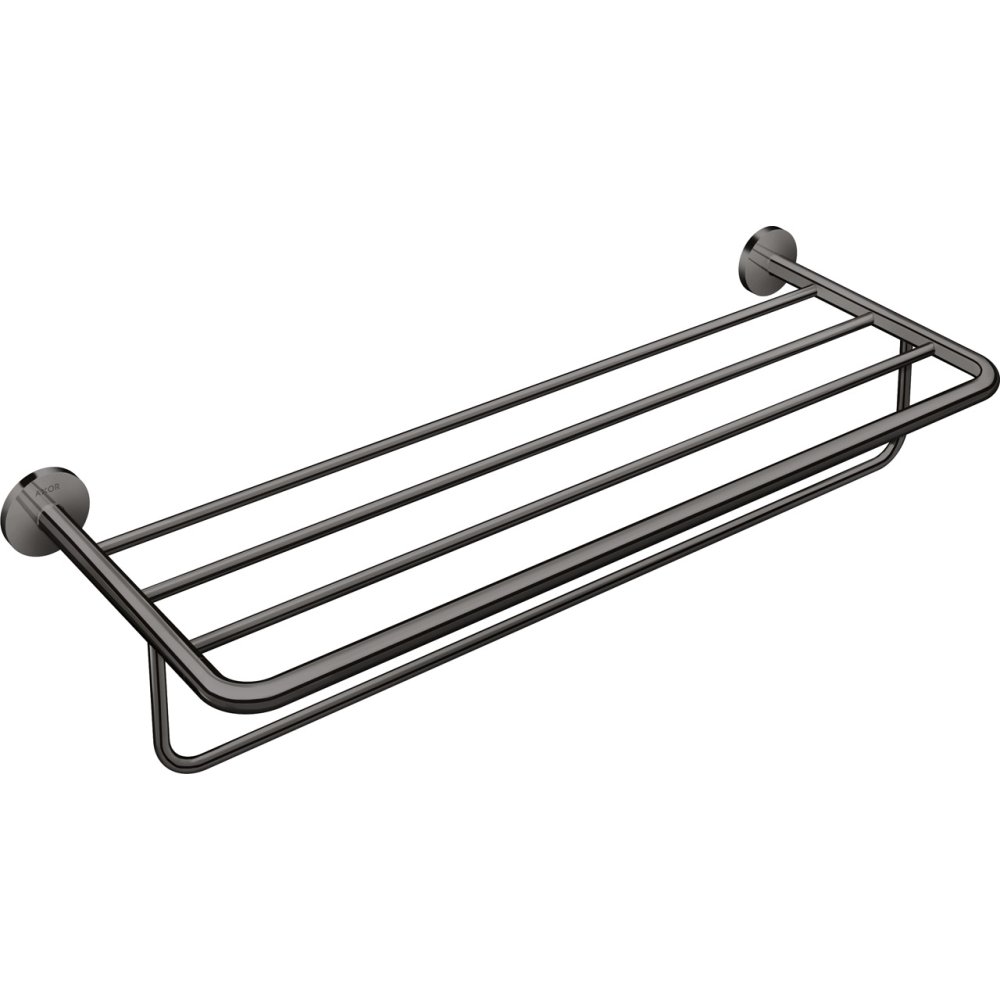 Вешалка для полотенец Axor Universal SoftSquare, 42843330, полированный черный хром 
