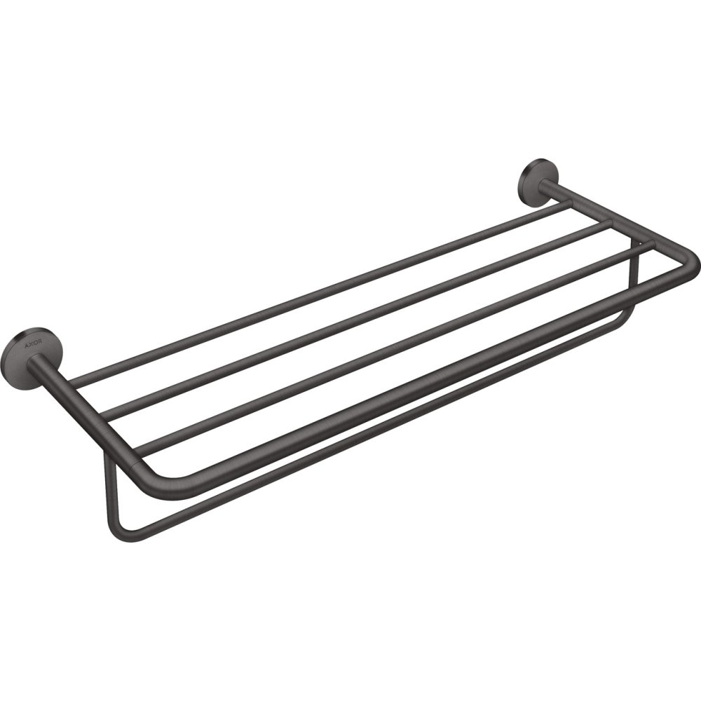 Вешалка для полотенец Axor Universal SoftSquare, 42843340, шлифованный черный хром 