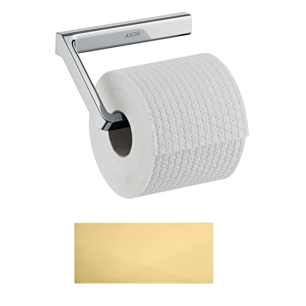 Держатель туалетной бумаги Axor Universal SoftSquare,без крышки, 42846990, полированное золото