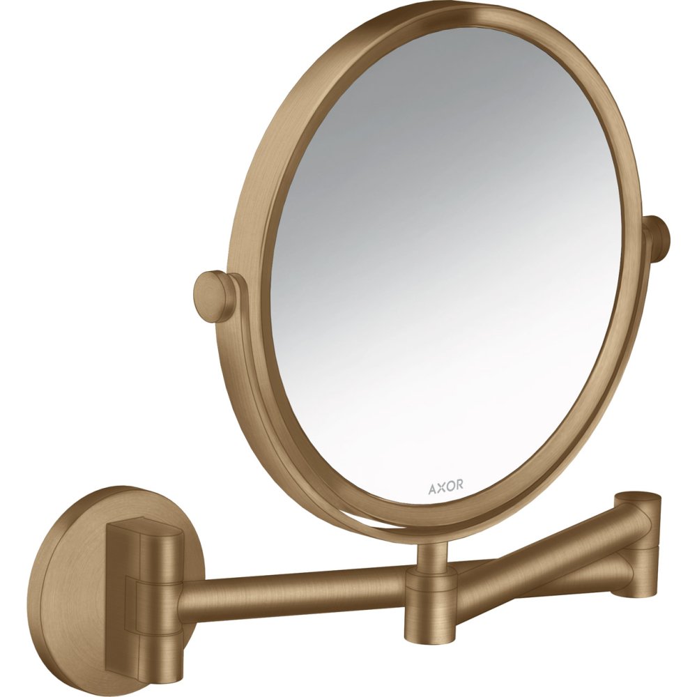 Зеркало косметическое Axor Universal Circular, 170 мм, 42849140, шлифованная бронза