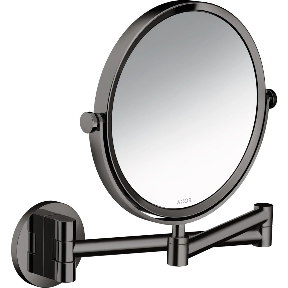 Зеркало косметическое Axor Universal Circular, 170 мм, 42849330, полированный черный хром 