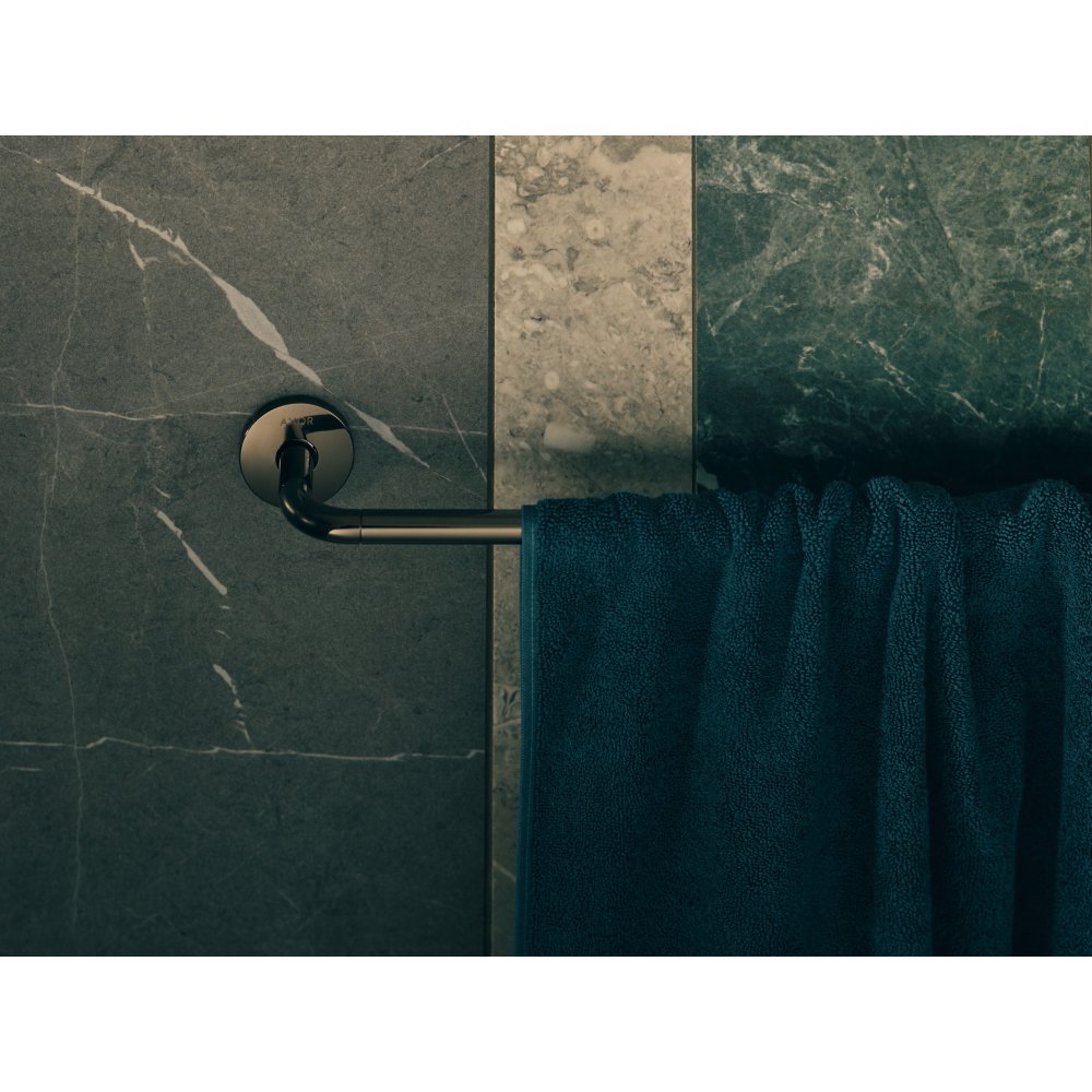 Полотенцедержатель и рейлинг Axor Universal Circular, 600 мм, 42860990, полированное золото