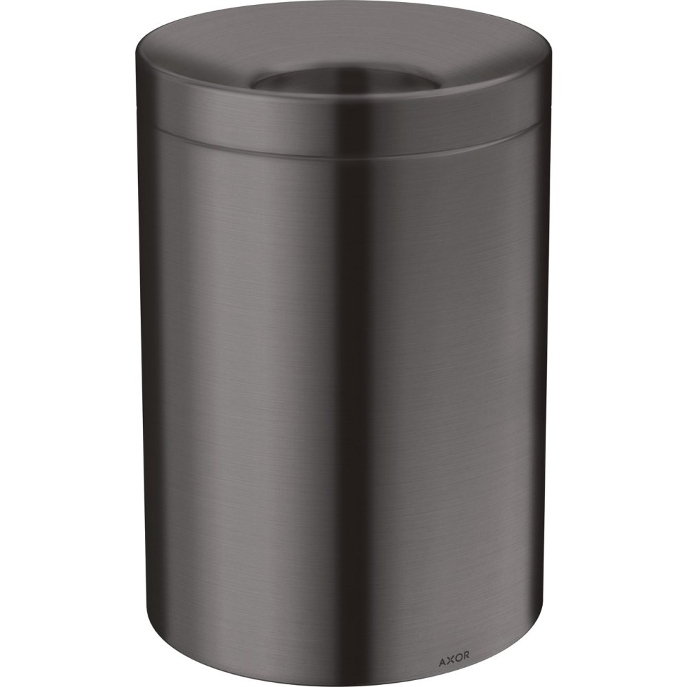 Корзина для мусора Axor Universal Circular, 42872340, шлифованный черный хром 