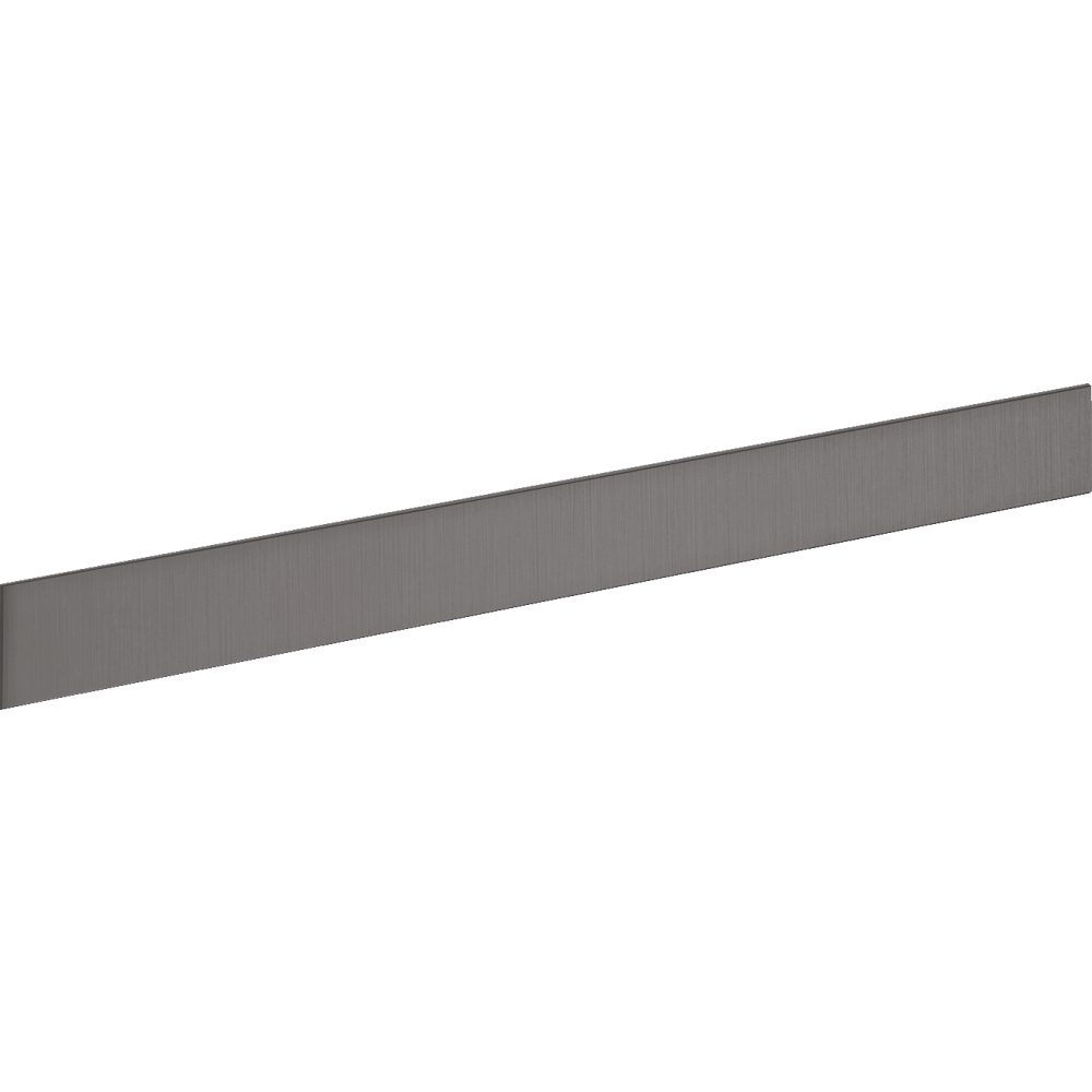 Декоративная панель-накладка на полку Axor Universal SoftSquare, 300 мм, 42891340, шлифованный черный хром 