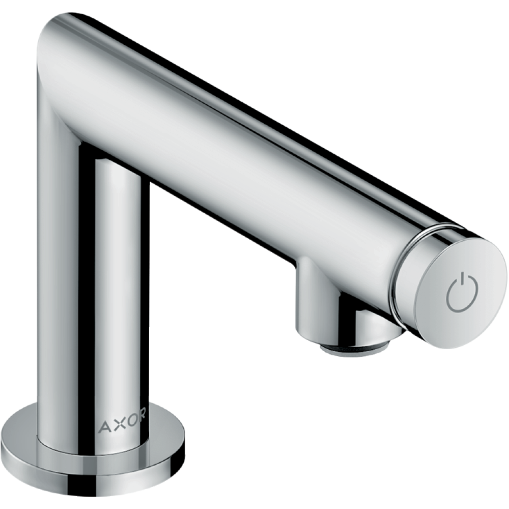 Кран для раковины Axor Uno, Select, 80, без сливного набора, 45130990, полированное золото