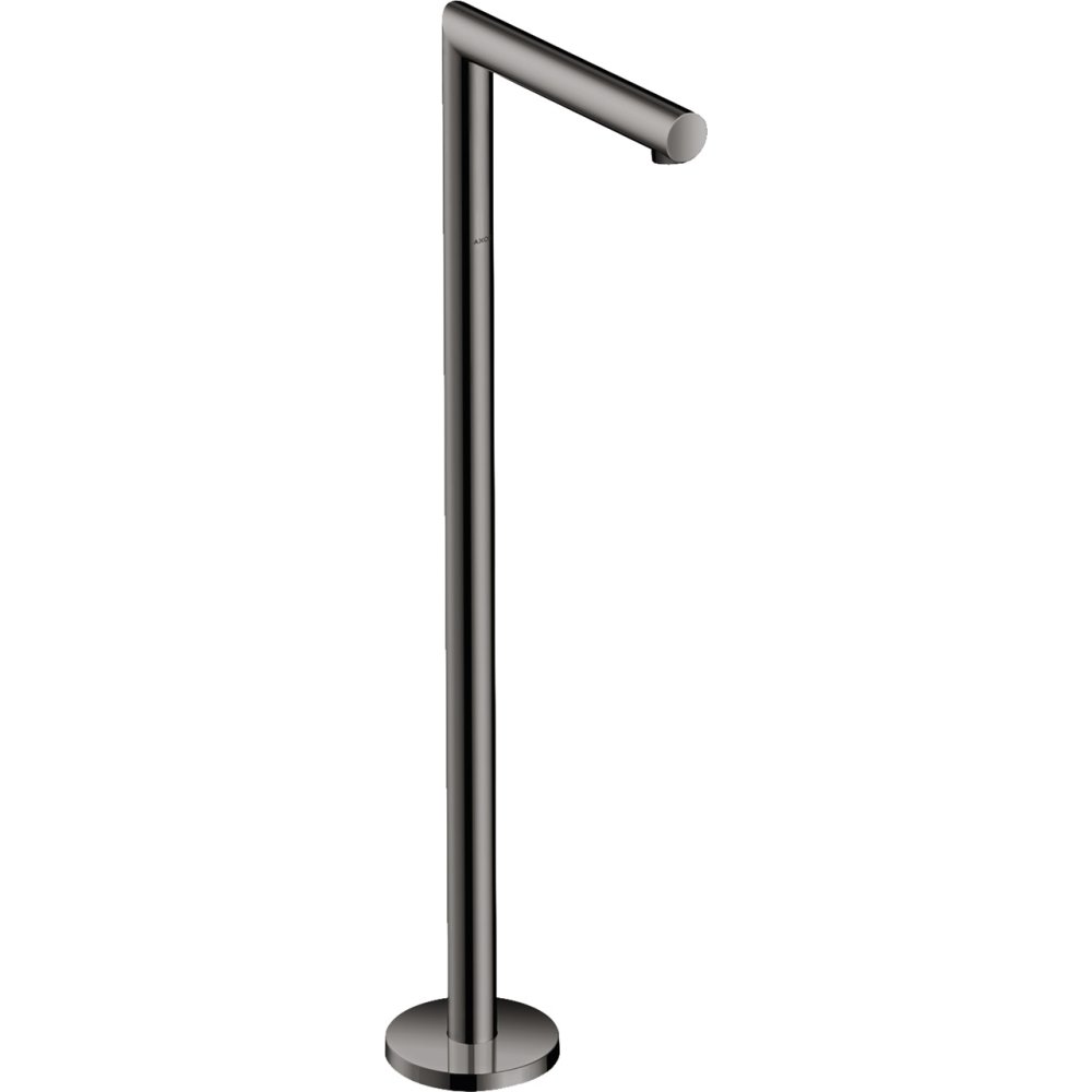 Излив на ванну Axor Uno, напольный, прямой, 45412330, полированный черный хром 