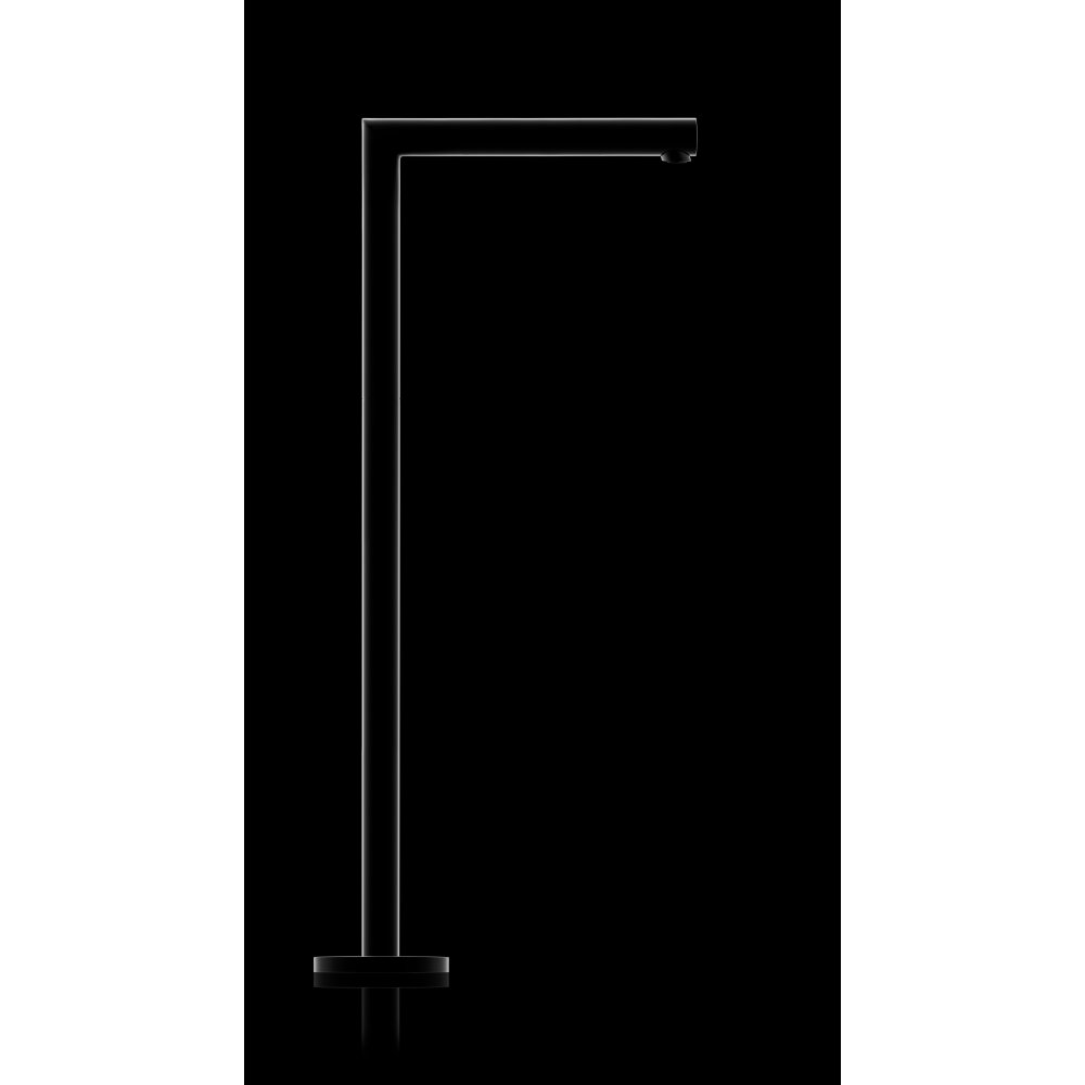 Излив на ванну Axor Uno, напольный, прямой, 45412990, полированное золото