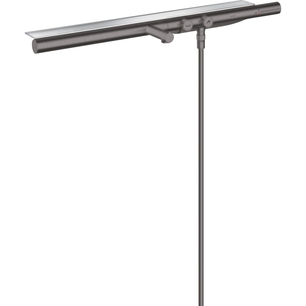 Термостат для ванны Axor ShowerSolutions, 800, внешнего монтажа, 45420340, шлифованный черный хром 