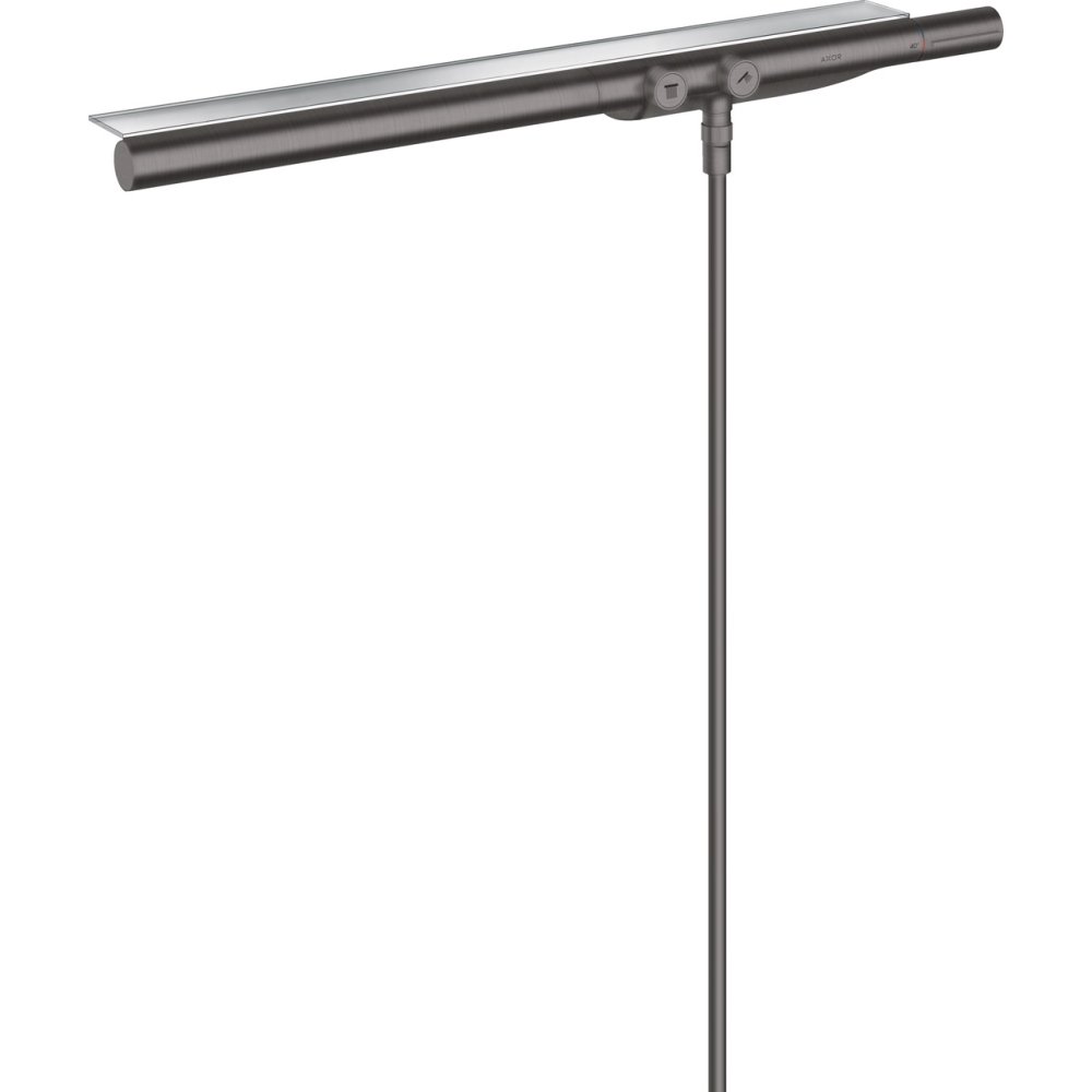 Термостат для ванны Axor ShowerSolutions, 800, комбинированного монтажа, 45440340, шлифованный черный хром 