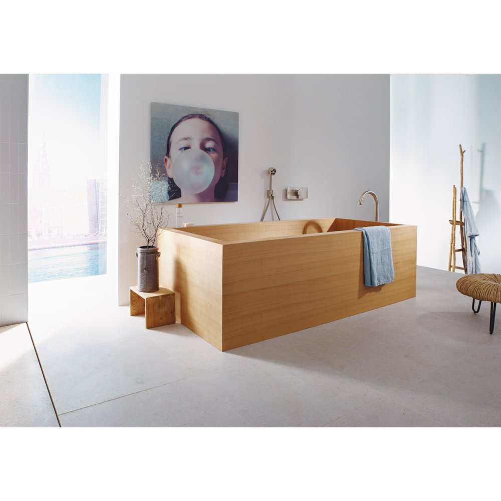 Термостат Axor One, для 2 потребителей, скрытого монтажа, 45712250, шлифованное золото