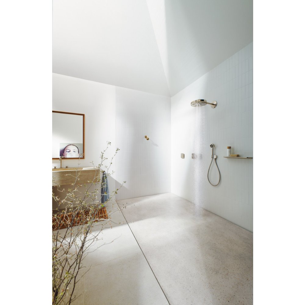 Термостат Axor One, для 3 потребителей, скрытого монтажа, 45713250, шлифованное золото