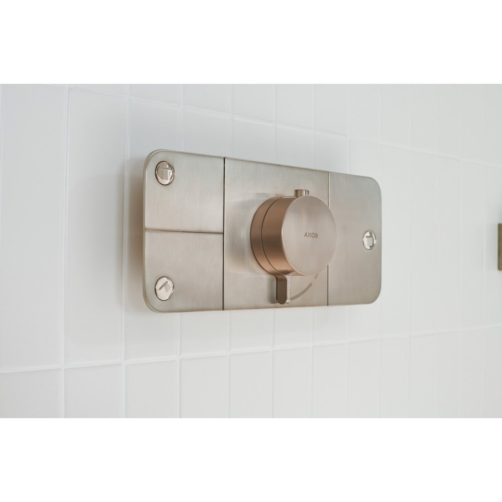 Термостат Axor One, для 3 потребителей, скрытого монтажа, 45713800, сталь