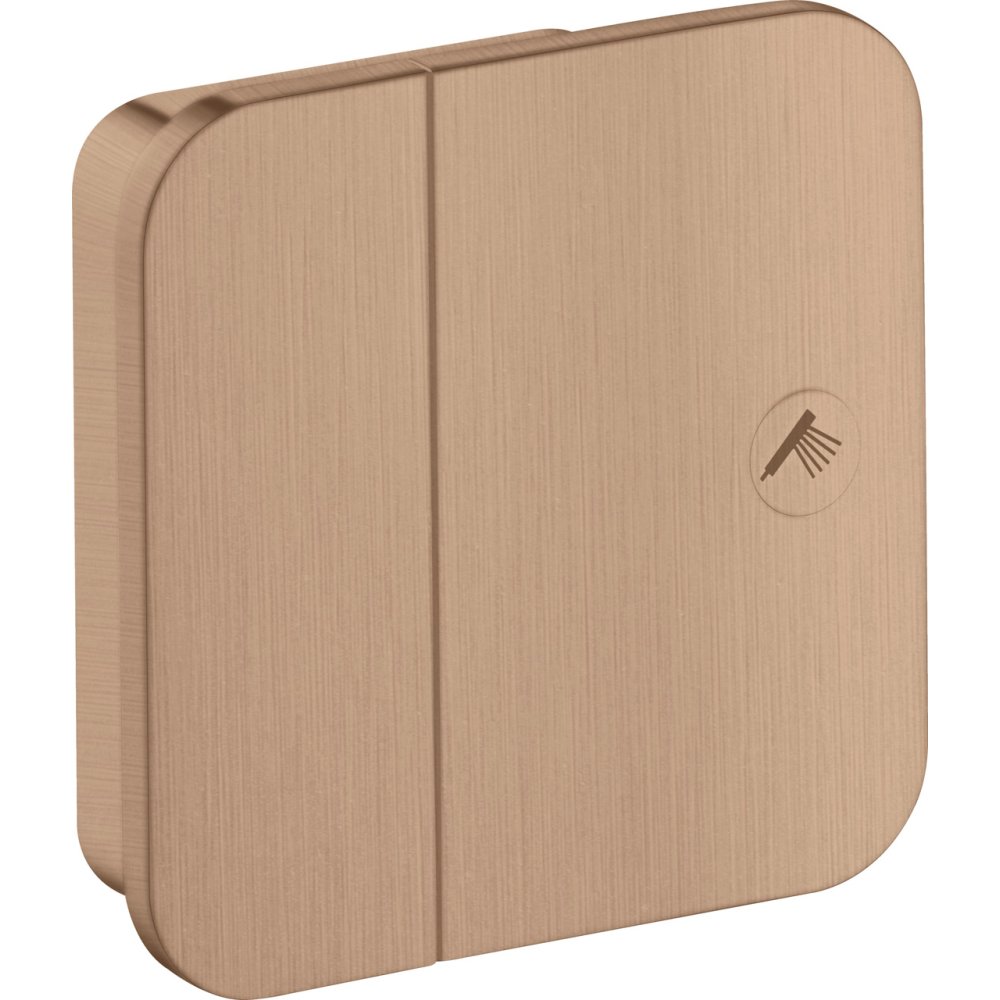 Запорный вентиль Axor One, скрытого монтажа, 45771310, шлифованное красное золото