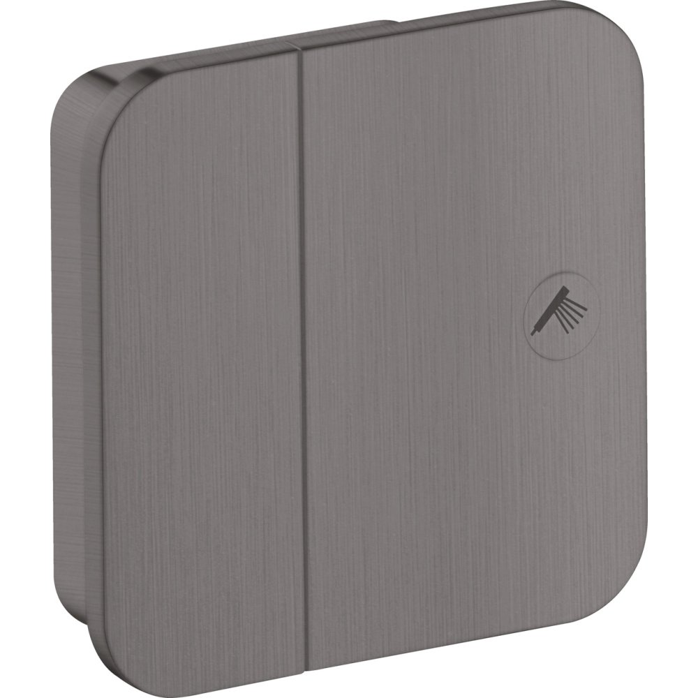 Запорный вентиль Axor One, скрытого монтажа, 45771340, шлифованный черный хром 