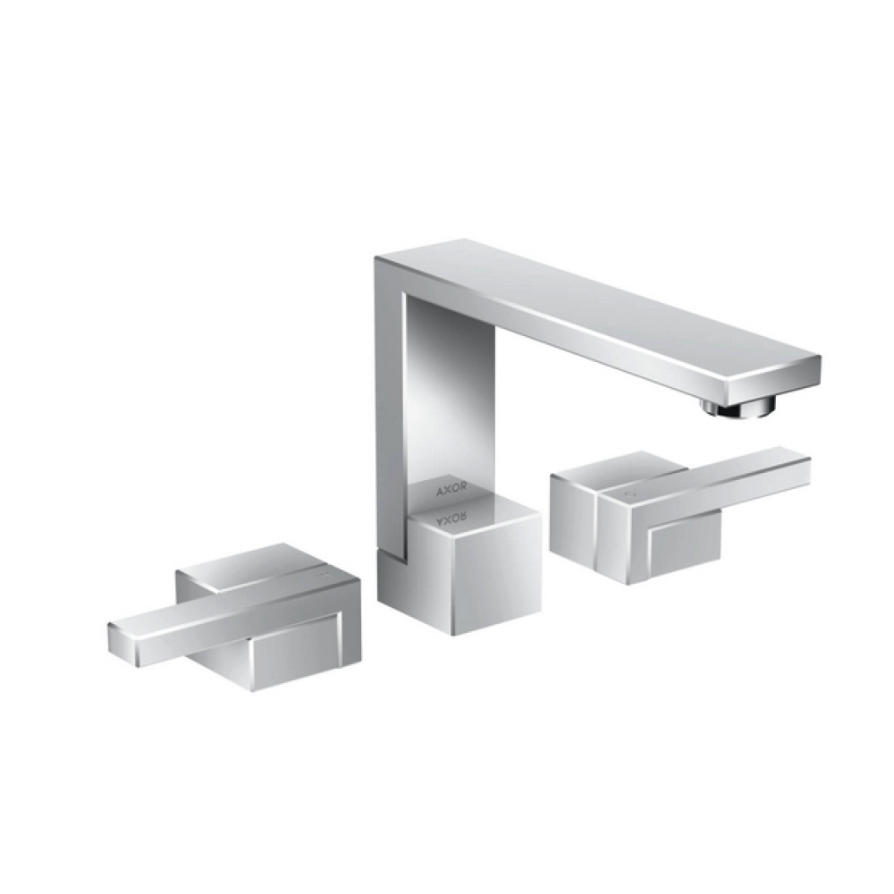Смеситель для раковины AXOR Edge на 3 отверстия 130 со сливным клапаном Push-Open  46050000