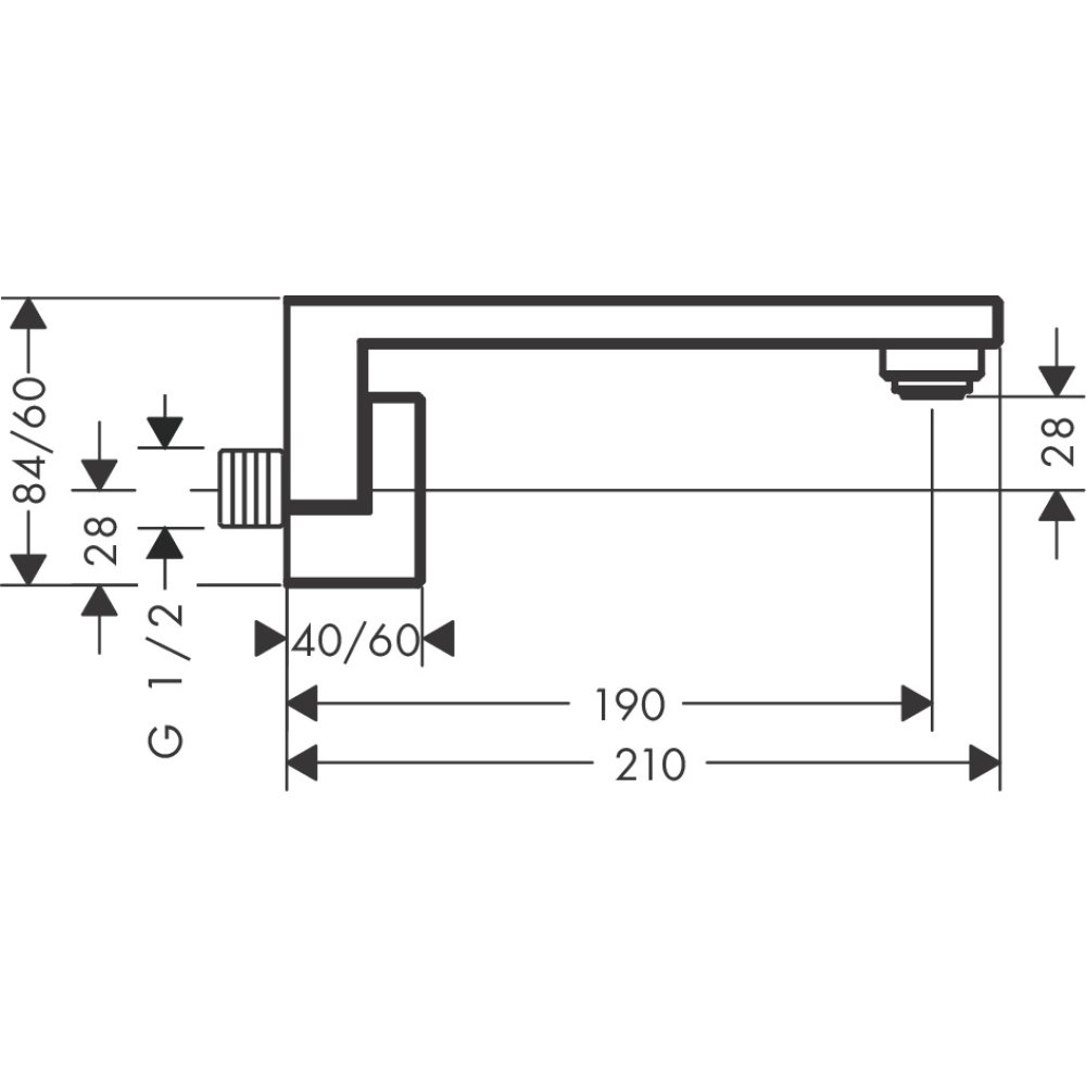 Излив на ванну Axor Edge, с алмазной огранкой, 46411990, полированное золото