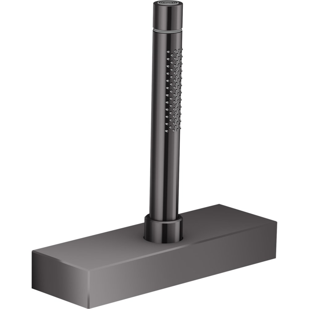 Набор для  душа Axor Edge, на край ванны, 46470330, полированный черный хром 