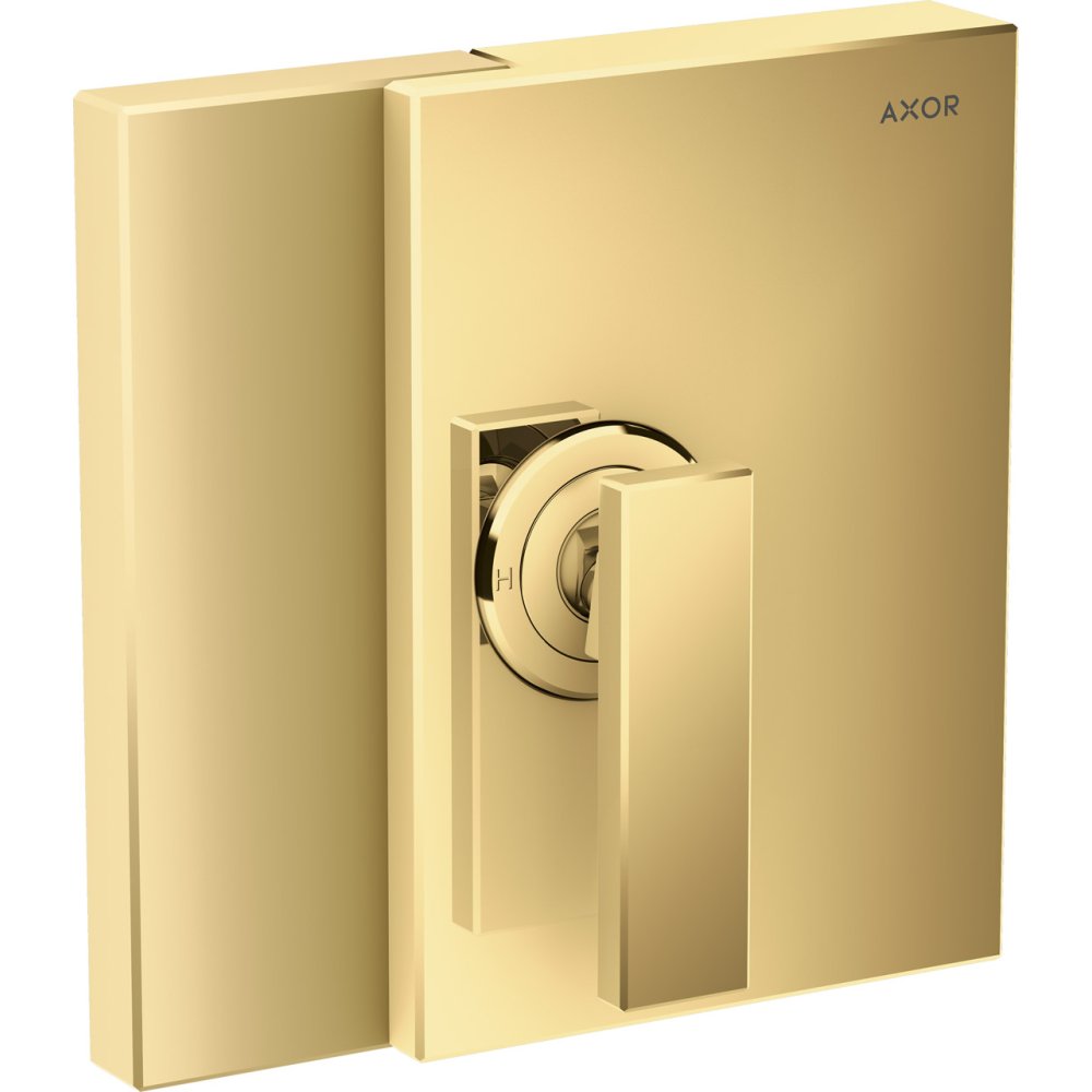 Смеситель для душа Axor Edge, однорычажный, скрытого монтажа, 46650990, полированное золото