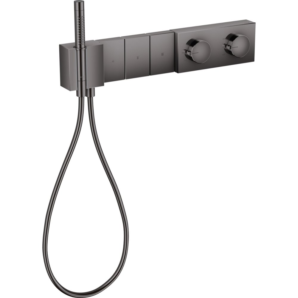 Термостат Select Axor Edge, 540/100, для 3 потребителей, скрытого монтажа, 46710330, полированный черный хром 