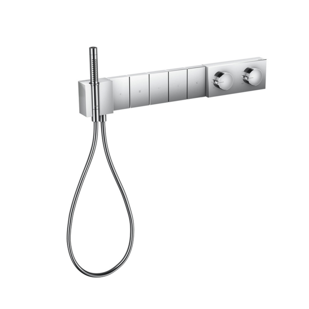 Модуль термостата AXOR Edge 680/100 для 5 потребителей скрытого монтажа с алмазной огранкой  46731000